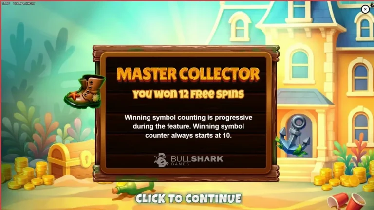 Pemandangan bawah laut yang cerah dalam slot Crabby Collector dengan kepiting berkarakter.